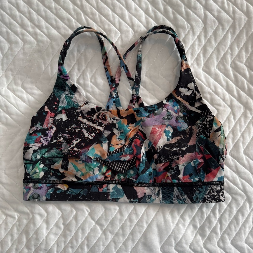 Lululemon Energy Bra Color Crush Multi